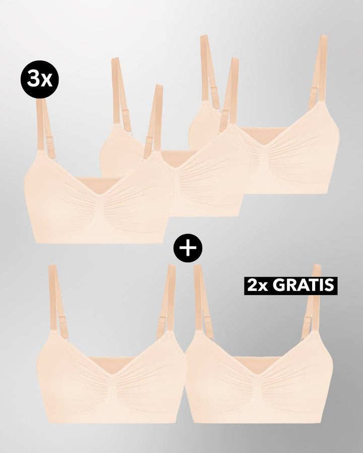 PREMIUM InvisiShape - InvisiBra "Soft" 1.0 - 5er Set