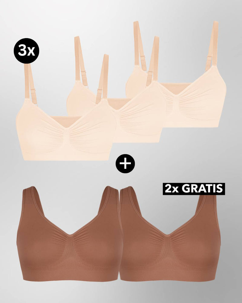 3x PREMIUM InvisiBra "Soft" 1.0 & 2x PREMIUM InvisiBra "Soft" 2.0