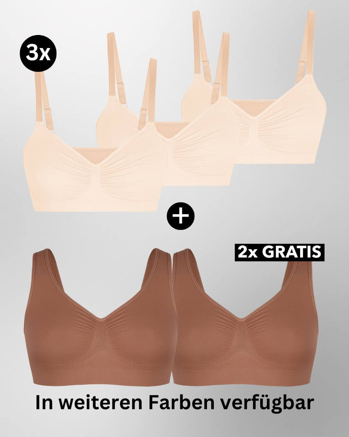 PREMIUM - InvisiBra "Soft" 1.0 & 2.0 - 5er Set