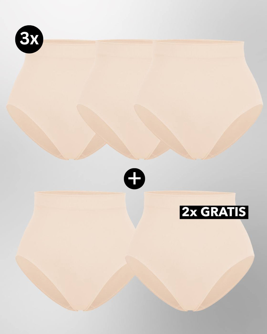 PREMIUM InvisiShape - InvisiBrief "Soft" - 5er Set
