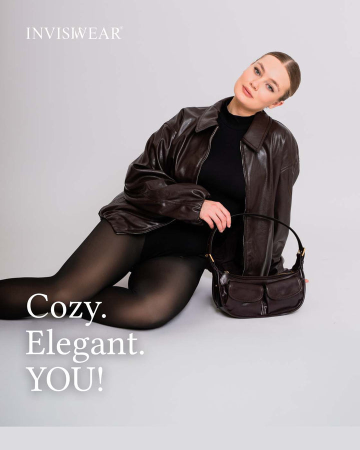 InvisiTights™ | gefütterte Leggings | Breiter Bund am Fuß